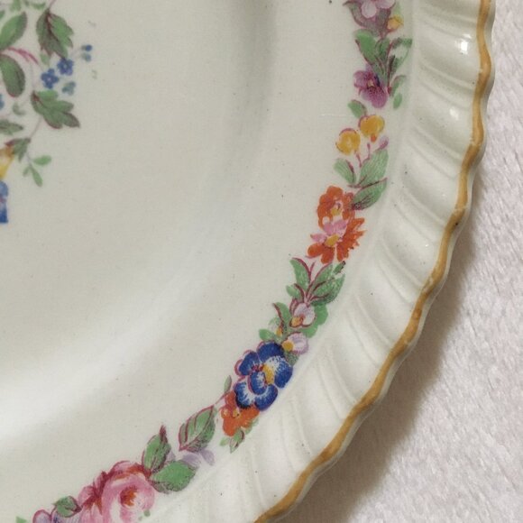 Vintage Old Staffordshire Johnson Bros England MARLOW Dessert Plate #3 - Picture 4 of 7